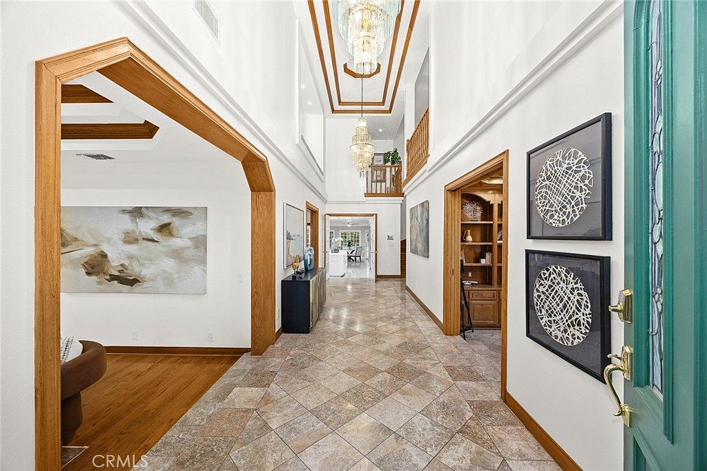 Backyard oasis with sparkling heated pool